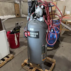 Porter Cable 60 Gallon 155psi 11.5 SCFM air compressor w/ 3.7 single phase elec motor