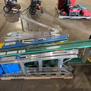 Keller 12.5’ multi-ladder, 2) Werner 4’ step ladders & Werner 6’ step ladder