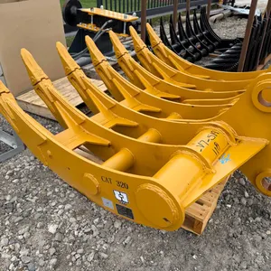 New Giyi 64"x41" rake for Cat 320 excavator-Sales Tax