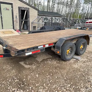 1987 Komfort 18' Deck trailer, VIN 1K53KFK26H1008983 *THIS ITEM AVAILABLE FOR WEBCAST AND LIVE ON-SITE BIDDING