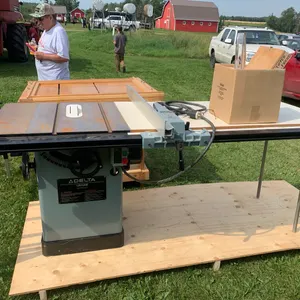 Delta 54" proffessional table saw and saw table *THIS ITEM AVAILABLE FOR LIVE ON-SITE BIDDING ONLY