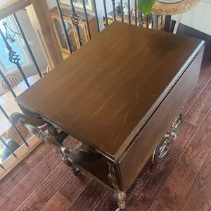 Antique tea trolley 1917 *THIS ITEM AVAILABLE FOR LIVE ON-SITE BIDDING ONLY