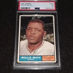1961 Topps Willie Mays PSA 1.5