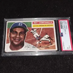 1956 Topps Roy Campanella PSA 1 Gray Back