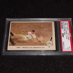 1959 Fleer Ted Williams PSA 5 (1940)