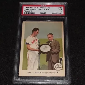 1959 Fleer Ted Williams PSA 5 (1946)