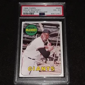 1969 Topps Willie McCovey PSA 4