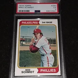 1974 Topps Mike Schmidt PSA 5