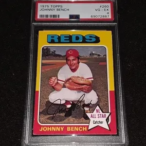 1975 Topps Johnny Bench PSA 4