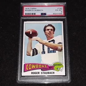 1975 Topps Roger Staubach PSA 6