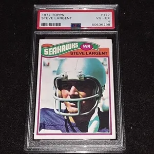 1977 Topps Steve Largent Rookie PSA 4