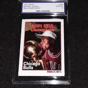 Michael Jordan 1991 Hoops #543 GEM MT 10