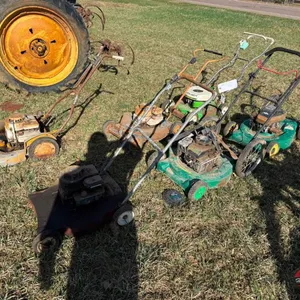 Group of Lawn Push Mowers