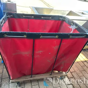 VINYL BASKET TRUCK / LAUNDRY CART