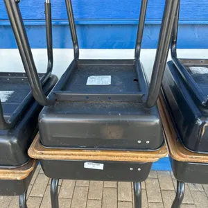 SET OF (2) SCHOOL CLASSROOM DESKS