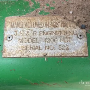 2015 JNR Engineering 4200 HDE 4 Tire Ejector Pull Scraper
