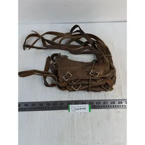 (6) Vintage Canadian Military Leather Snowshoe Harnesses