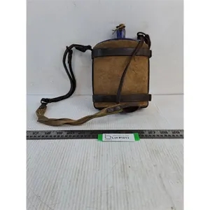 WW1 CEF Cavalry Canteen w/Leather Strap & Carrier