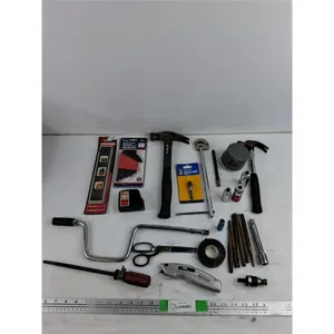 Spark Plug Socket, Torpedo Level, Sae Hex Key Set, Hammer, Utility Knife, Electrical Tape, Scissors