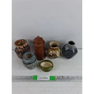 Assorted Vases & Tea Light Holder
