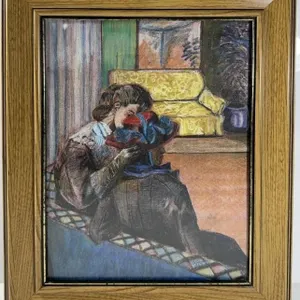 OLAF KRASSNITZKY - STUDY AFTER DEGAS PASTEL