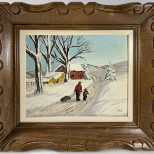 J.L.V. - WINTER LANDSCAPE