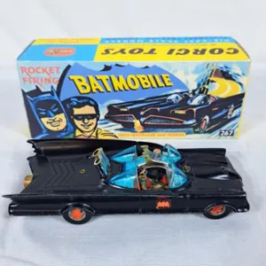 1966 Corgi Batmobile with Batman and Robin