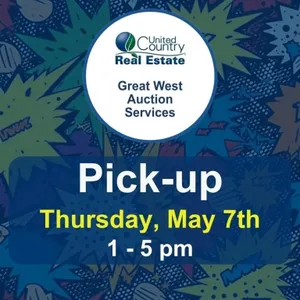Pickup Thursday, May 7, 2026, at 1-5 pm