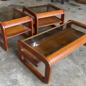 Glass Top Coffee & End Table Set