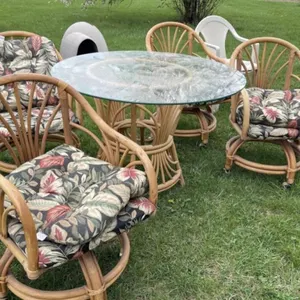 Glass Top Dinette Table & Chairs