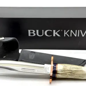 Custom Buck CKS 119 Special Knife with Sheath and