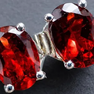 Genuine Garnet Earrings