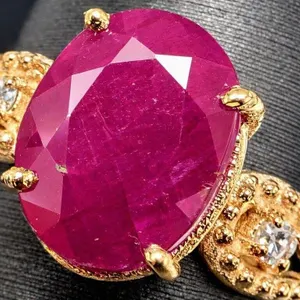 10k 3.8ct Ruby Ring