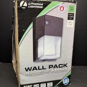 Wall Pack 18 W LED Security Light in Box
