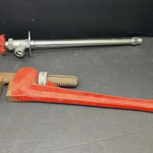 18 inch Pipe Wrench and Faucet