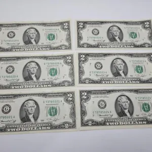 (6) sequential 1976 2 Dollar bills