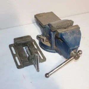 5" Bench Vise & Drill Press Vice