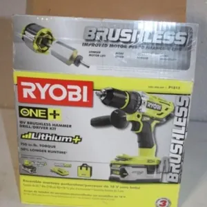 Ryobi 18v Brushless Hammer Drill/Driver Kit (new)