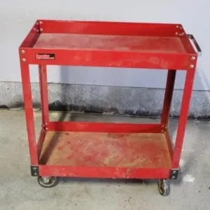 Popular Mechanics Metal Roller Shop Cart