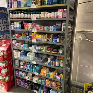 24"W x 4' L Grey Metal Shelving Unit: Single Wall