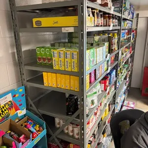 24"W x 12' Grey Metal Shelving Unit; Single Wall