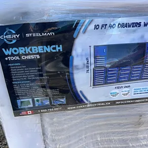 NEW/UNUSED CHERY INDUSTRIAL 10' 40 DRAWER WORKBENCH & TOOL CHEST-BLUE