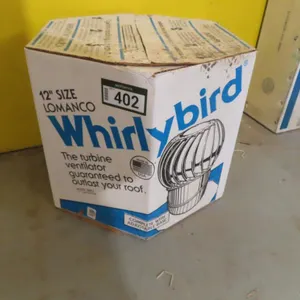 NEW 12" Lomanco Aluminum Whirlybird Turbine Ventilator.