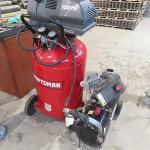 Lot - (2) Air Compressors - Craftsman 30 Gal 150 psi and Husky, As Is.