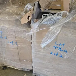 Lot - (2) Tan Chest of Drawers / Cabinets in boxes (assembled photo for example only).