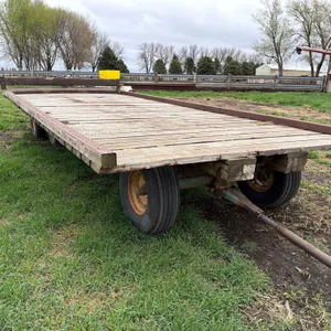10ft x 23ft Tandem Axle Wood Flatbed