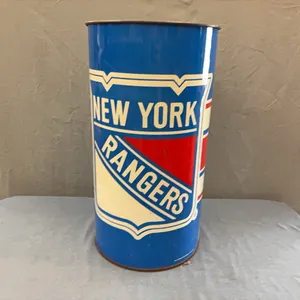 New York Rangers Garbage Can