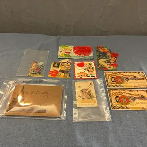 Antique Valentines Cards & Advertisements