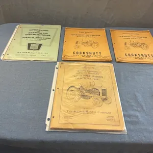 Oliver, Cockshutt & Massey Harris Manuals