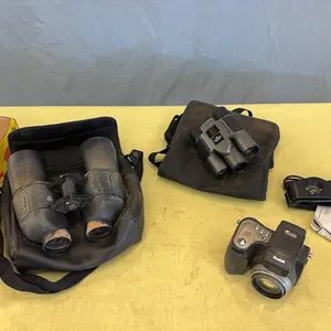 Binoculars, Kodak camera